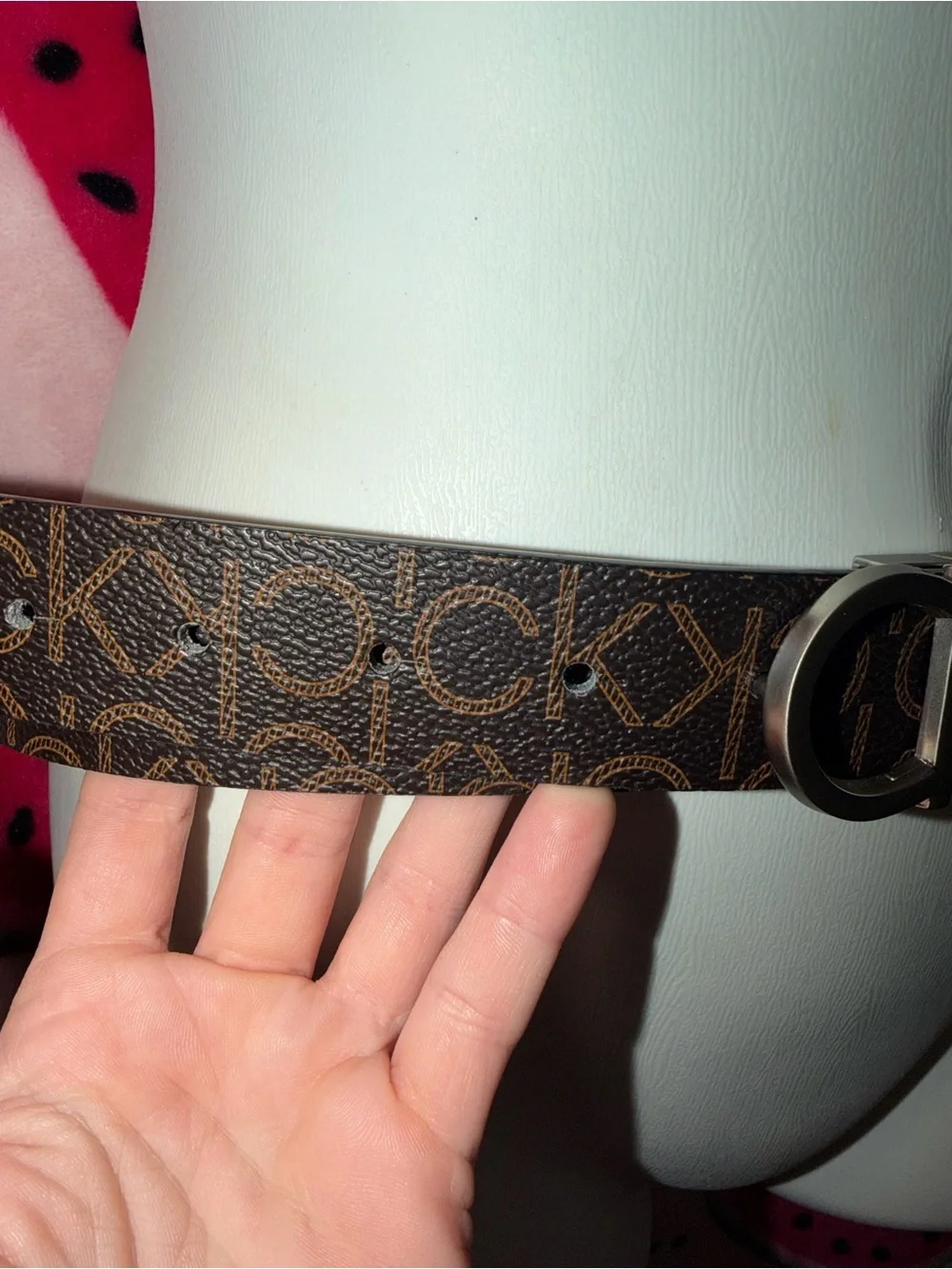 🤎 Calvin Klein Reversible Belt with CK Buckle